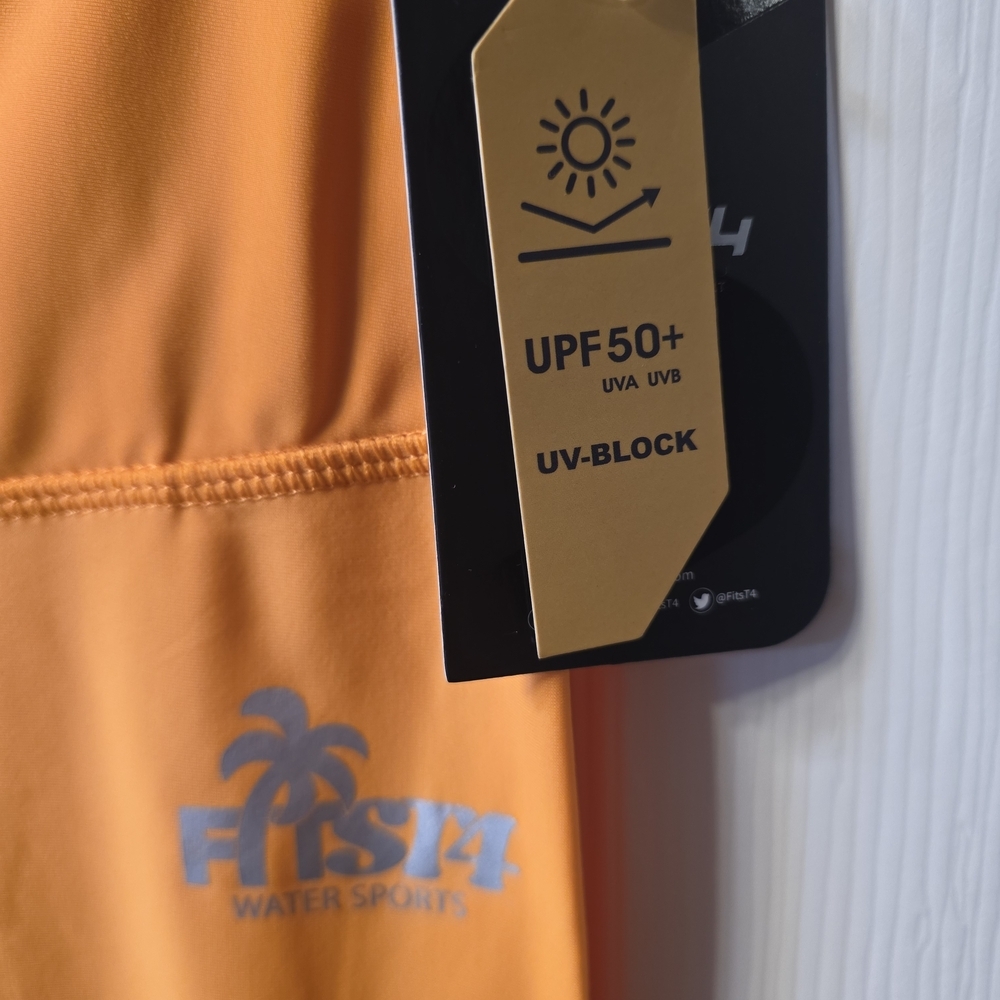 Women's Orange One Piece Swimsuit - Picture 2 of 3